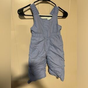 Periwinkle L.L. Bean snow bib size 12-18m